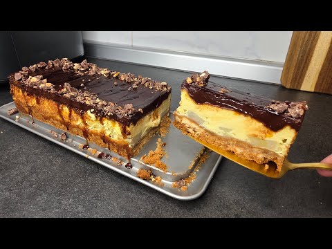 Cheesecake alla Banana e Cioccolato🍌🍫 | Ricetta Facile e Cremosa con Mascarpone | Dolce Senza Stress thumbnail