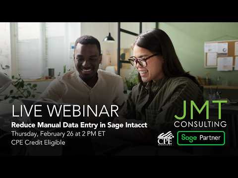 Reduce Manual Data Entry in Sage Intacct thumbnail