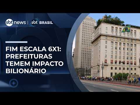 Fim escala 6x1 pode gerar impacto bilionário nas contas de prefeituras, alerta CNM | #SBTBrasil thumbnail