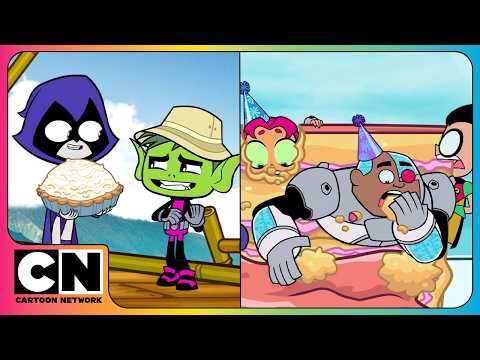 🍰😂 Teen Titans Go! | COMPILATION | DESSERT 🍦OR DESERT?! 🌵 | @cartoonnetworkasia thumbnail