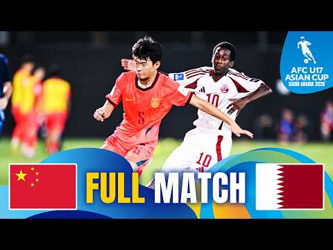 China PR vs Qatar | Full Match | Group Stage – AFC U17 Asian Cup™ 2026 thumbnail