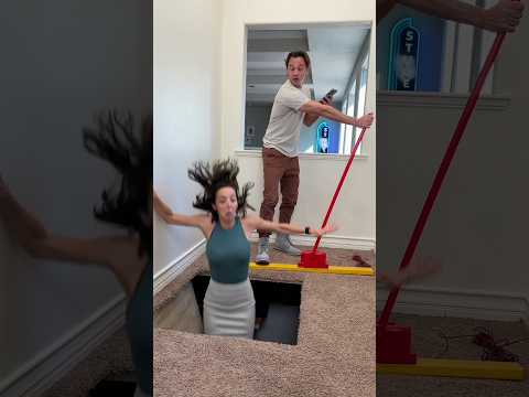 She falls thru the floor! thumbnail