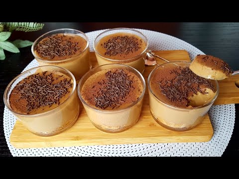 Se hai un po' di latte e Nescafé! prepara questo meraviglioso dessert. Senza gelatina Senza forno. thumbnail