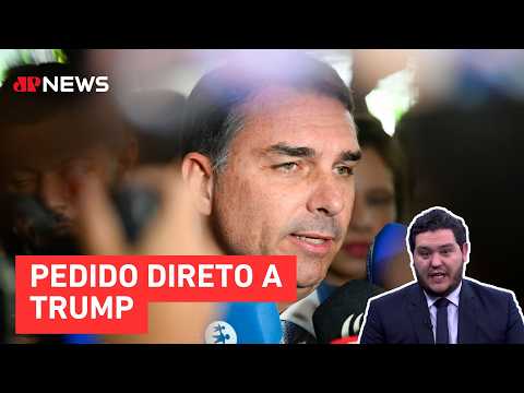 Flávio diz que pediu a Trump para não taxar o Brasil; Mano Ferreira analisa | TEMPO REAL thumbnail
