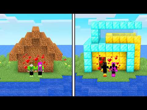 CASA NA ÁGUA de NAMORADOS de NOOB vs PRO! ❤️ thumbnail