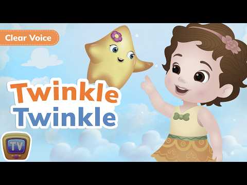 Twinkle Twinkle Little Star | Clear Voice & Minimal Music Nursery Rhyme |ChuChu TV Songs for Infants thumbnail