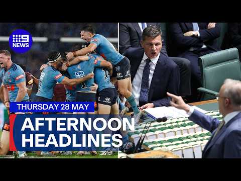 'Miracle comeback' secures historic Origin win; Labor's controversial tax reform | 9 News Australia thumbnail