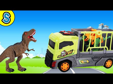 T-Rex Dinosaur Truck Chase - Skyheart's trex toys for kids action fight mattel playmobil jurassic thumbnail