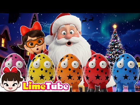🎄 Papai Noel precisa de ajuda! Super Lime resgata o bebê reno dos ovos surpresa 🥚🦌 | LimeTube thumbnail
