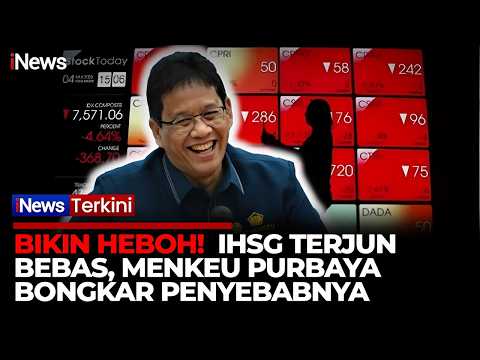 IHSG Terjun Bebas, Purbaya: Investor Masih Panik, Ekspor SDA Diatur BUMN  | iNews Terkini 22/5 thumbnail