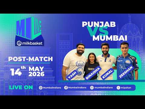 MI LIVE Delivered by Milkbasket | Punjab vs Mumbai | Post-Show ft. Zeeshan Quraishi thumbnail