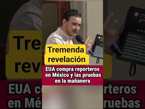 EUA compra periodistas en México "Manuel Pedrero exhibe con pruebas" #usa #ultimahora #noticias thumbnail