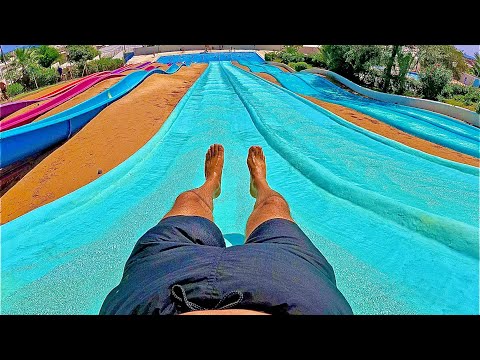 Barcelona Water Park Splash Ride 💦 thumbnail
