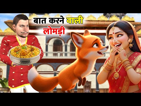 बात करने वाली लोमड़ी | Talking Fox And The Landlords Beautiful Wife Comedy Hindi kahaniya thumbnail
