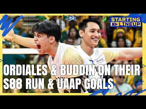 Ordiales and Buddin on their Season 88 run & UAAP goals | STARTING LINEUP | HIGHLIGHTS thumbnail