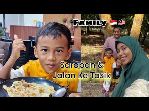 Jalan jalan sederhana di hari buruh| Sarapan dan Buat video di Taman #familyvlog #keluargaldr  thumbnail