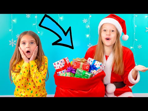 Nastya trốn khỏi những lớp áo Giáng sinh để lấy đồ chơi nhún nhảy. thumbnail