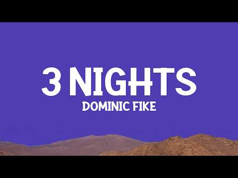 @dominicfike - 3 Nights (Lyrics) thumbnail