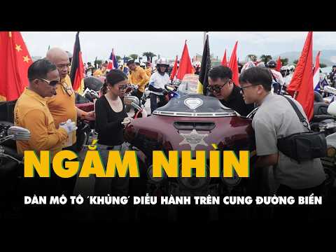 Ngắm dàn mô tô 'khủng' cả ngàn chiếc diễu hành trên cung đường biển Nha Trang thumbnail