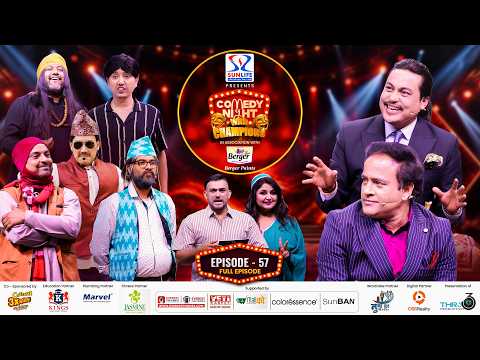 COMEDY NIGHT WITH CHAMPIONS Chapter 2 || Episode 57 || Jitu Nepal, Sandip Chhetri thumbnail