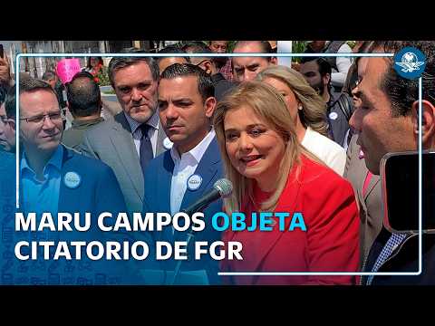 Maru Campos no rinde testimonio en la FGR por caso de agentes de la CIA thumbnail