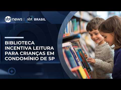 Condomínio em SP cria biblioteca compartilhada e incentiva leitura para crianças | #SBTBrasil thumbnail