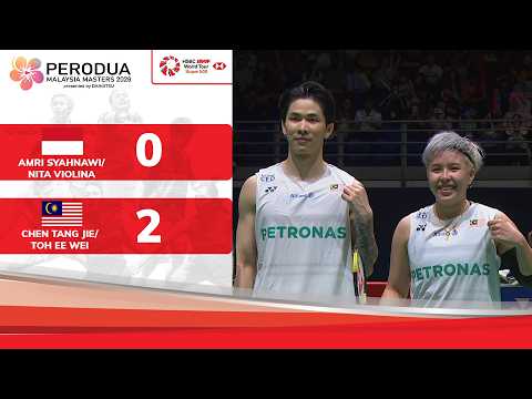 Sorotan: Amri Syahnawi/Nita Violina 0-2 Tang Jie/Ee Wei | R16 | XD | PERODUA Malaysia Masters 2026 thumbnail