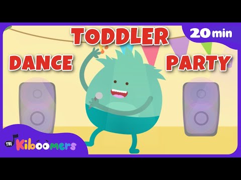 ⭐ 20 Minutes of Toddler Dance Party Songs | The Kiboomers thumbnail