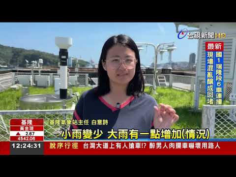 極端氣候！ 基隆雨天變少「降雨集中猛烈」 thumbnail