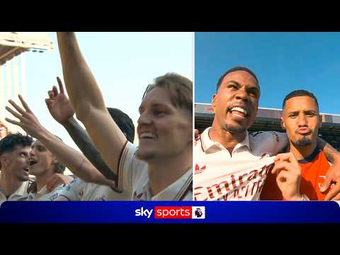 FULL-TIME SCENES as Arsenal celebrate their Premier League title with the fans! 🏆🔴 thumbnail
