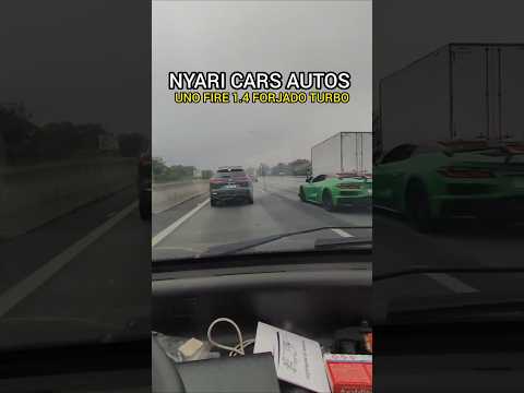 UNO TURBO 1.4 BUSCANDO CORVETTE V8!  AUTOBAN ALEMANHA IA! ???? #fiat thumbnail