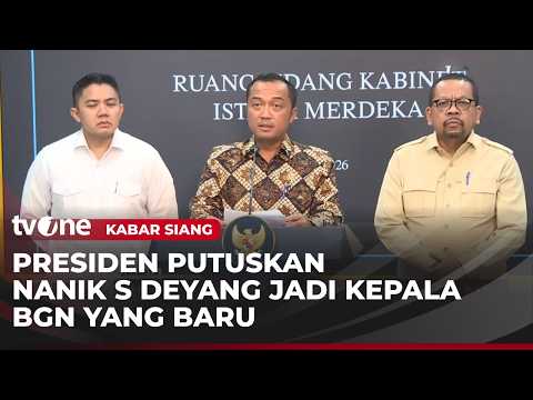 Nanik S Deyang Ditunjuk jadi Kepala BGN Gantikan Dadan | Kabar Siang thumbnail