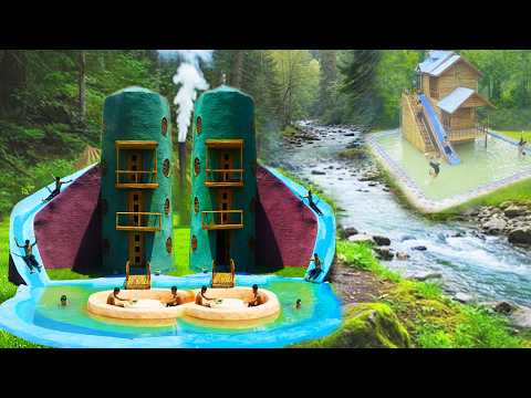 258 Day We Build Top3 Bamboo Jungle Luxury House, With a modern, luxurious swimming pool [Full] thumbnail