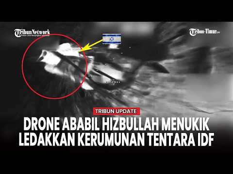 Detik-Detik Menegangkan, Drone FPV Hizbullah Meledak di Tengah Kerumunan Pasukan Israel thumbnail