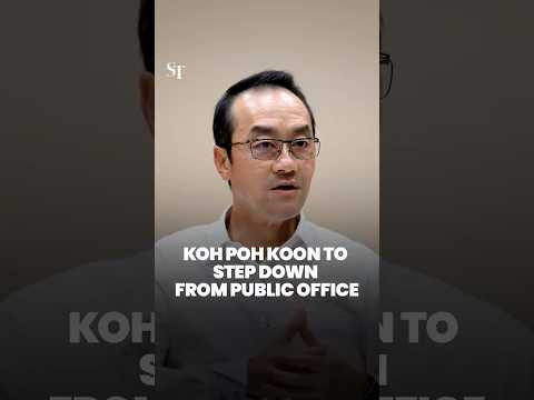 Koh Poh Koon to step down from political office due to family reasons thumbnail