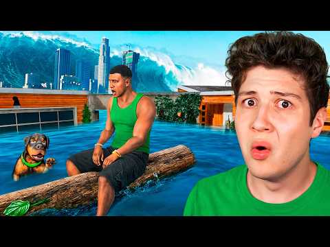 SOBREVIVÍ 500 DÍAS en un TSUNAMI en GTA 5! 🌊🌪️ (Película) thumbnail