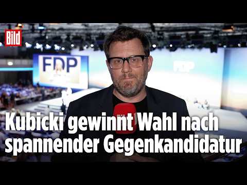 Überraschung auf dem FDP-Parteitag: Kubicki setzt sich nach spannendem Duell durch thumbnail