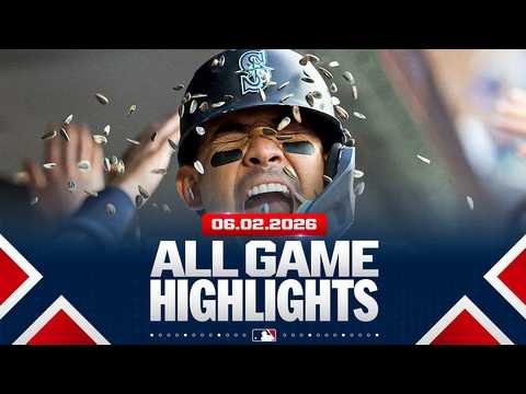 Highlights from ALL GAMES on 6/2 (Lou Gehrig Day, Mariners win 8th straight and MORE!) thumbnail