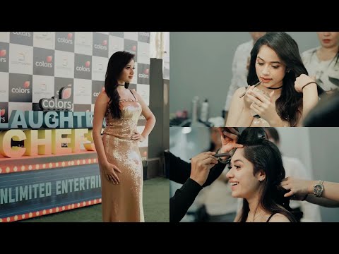 Get ready with me for Laughter Chefs 🎬✨ | Glam meets comedy thumbnail