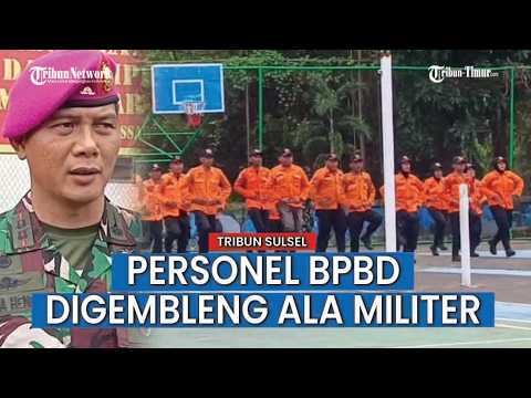 Personel BPBD Makassar Digembleng Marinir Angkatan Laut thumbnail