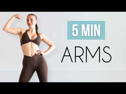 5 MIN TONED ARMS WORKOUT - No Equipment thumbnail