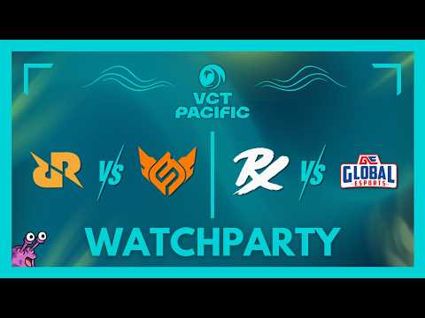RRQ vs FS & PRX vs GE | VCT Pacific STAGE 1 #VCTWatchParty | !patreon thumbnail