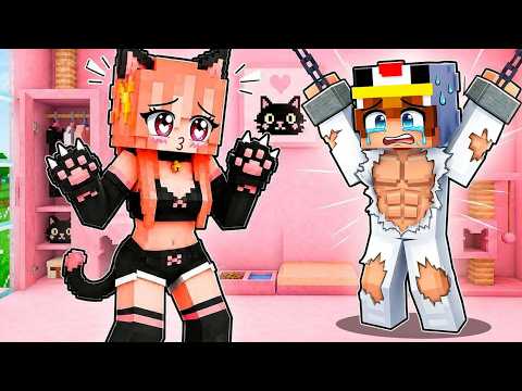 Une FILLE CHAT m'a KIDNAPPÉ dans Minecraft ! thumbnail
