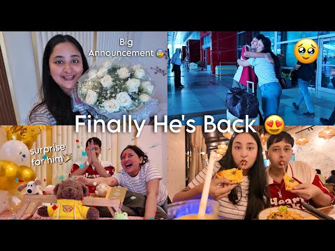 Finally He’s Back😭 *BIG ANNOUNCEMENT 📣  thumbnail
