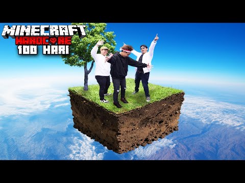 100 Hari Minecraft Skyblock DUNIA NYATA thumbnail
