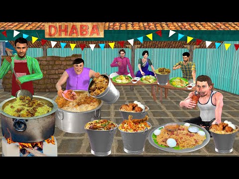 Bucket Chicken Biryani Famous Street Food Chicken Biryani Hindi Kahani Moral Stories Comedy Video thumbnail