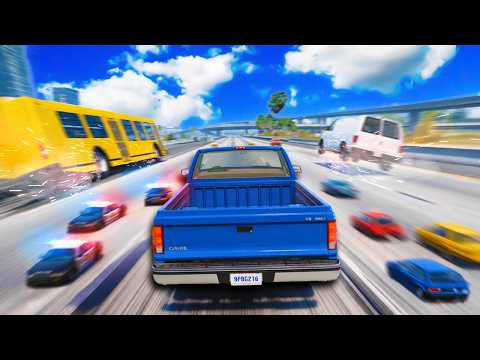 A CADA BATIDA o TRÁFEGO FICA MENOR... e MAIS RÁPIDO! BeamNG.drive thumbnail