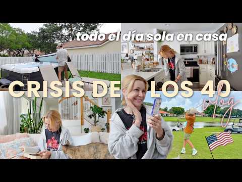 Mi CRISIS de los 40 ❤️‍🩹 esto HAGO cuando me quedo SOLA en CASA | VLOG thumbnail