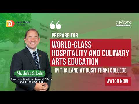 Apply for world-class Hospitality and Culinary Arts programs at Dusit Thani College in Thailand thumbnail