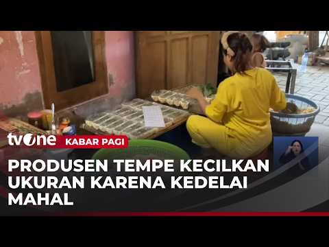 Kedelai Mahal, Produsen Tempe Kecilkan Ukuran Tempe | Kabar Pagi thumbnail